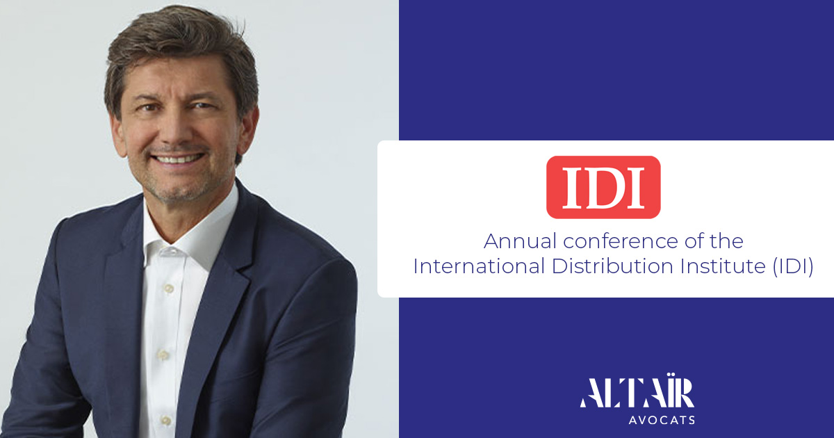 Christophe Héry will attend the annual conference of the International Distribution Institute 